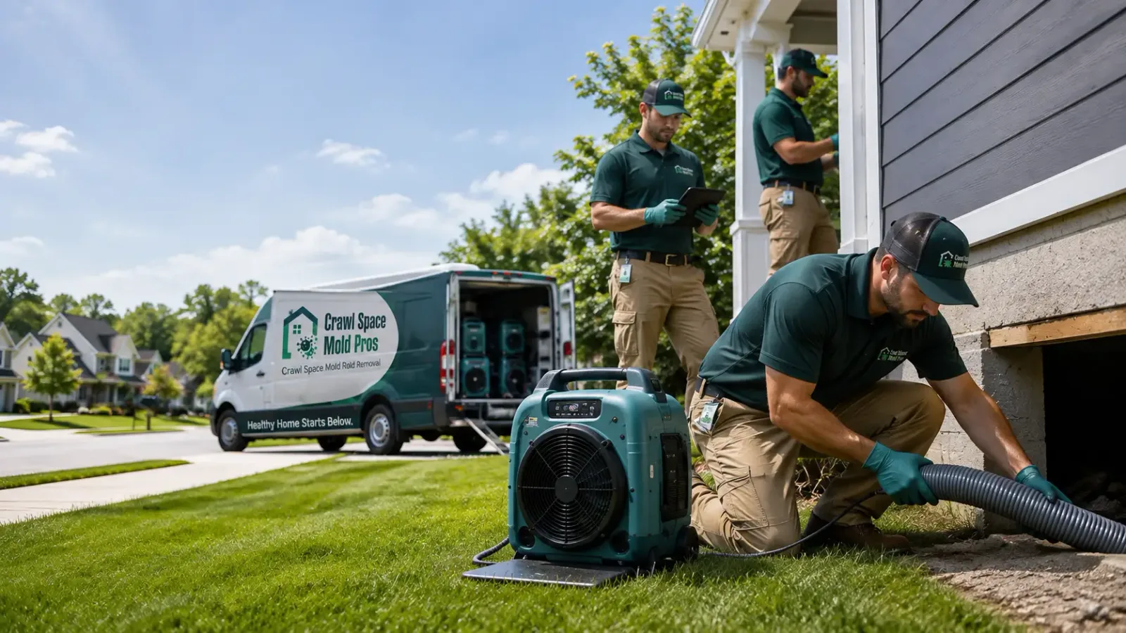 Crawl Space Mold Removal in Detroit Lakes, MN